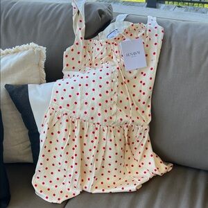 Runaway Cream Polka Dot Dress